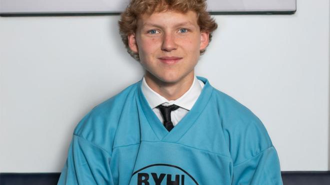Young person wearing a BYHL jersey