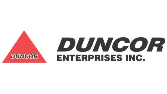 Red triangle logo with "Duncor Enterprises Inc." in black text