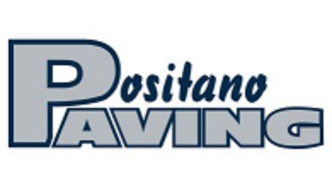 Positano Paving logo with bold, stylized text