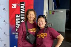 Barrie Film Festival volunteers. Photo by Claudine Benoit