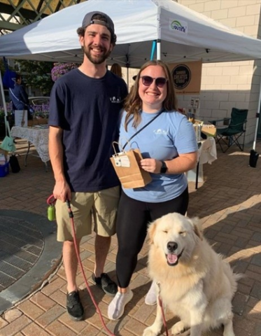 Curtis and Jesse owners of Waggin Tails