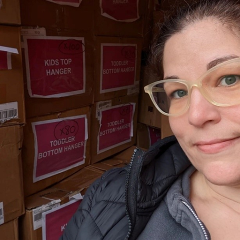 Lora Connor with inventory