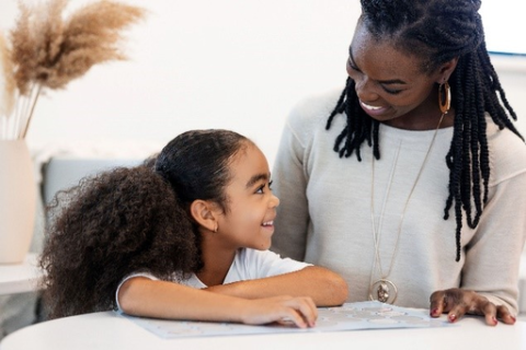 Tarila Morrone and Daughter with Activity