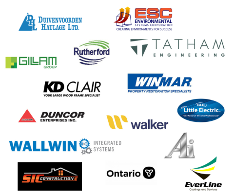 May 2025 Construction Job Fair Companies with Logos