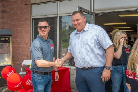 Barrie Trim & Moulding with Mayor Nuttall