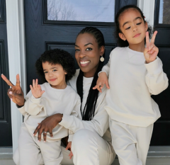 Tarila Morrone and Kids