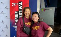 Barrie Film Festival volunteers. Photo by Claudine Benoit