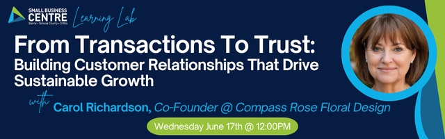 From Transactions To Trust: Building Customer Relationships That Drive Sustainable Growth with a headshot of speaker Carol Richardson.