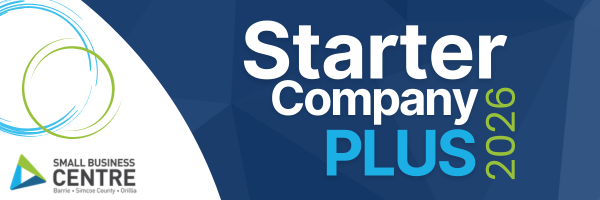 Starter Company Plus logo with blue and green accents